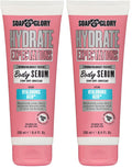 Soap & Glory Hydrate Expectations Body Serum – Hyaluronic Acid, Vegan, Lightweight & Fast-Absorbing (8.4 fl oz Pack of 2)