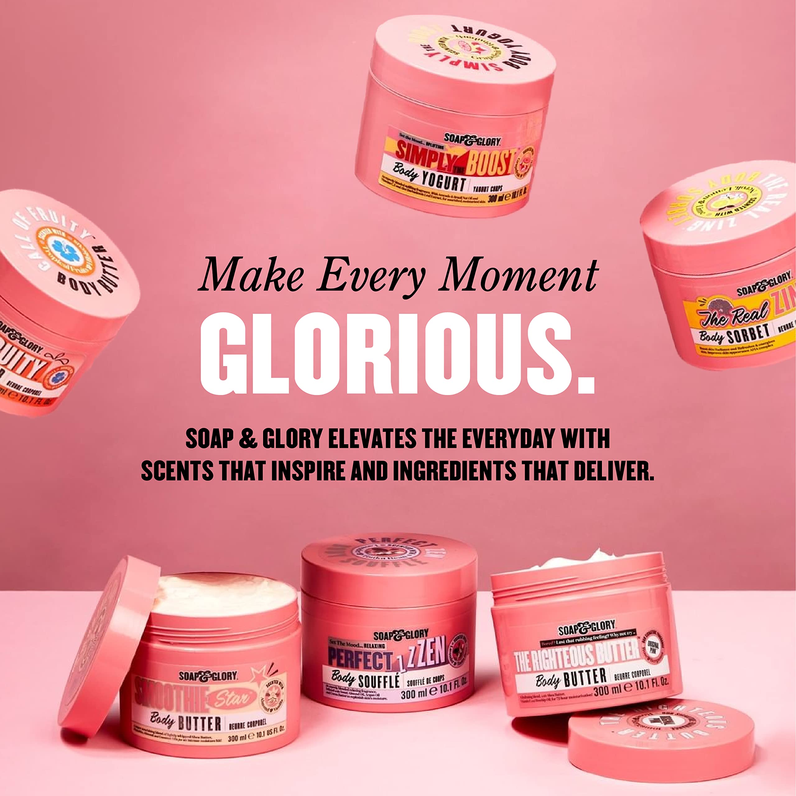 Soap & Glory Magnifi-Coco Body Lotion – Coconut Moisturizer with Shea Butter & Rose Canina Oils (500ml, Pack of 2)