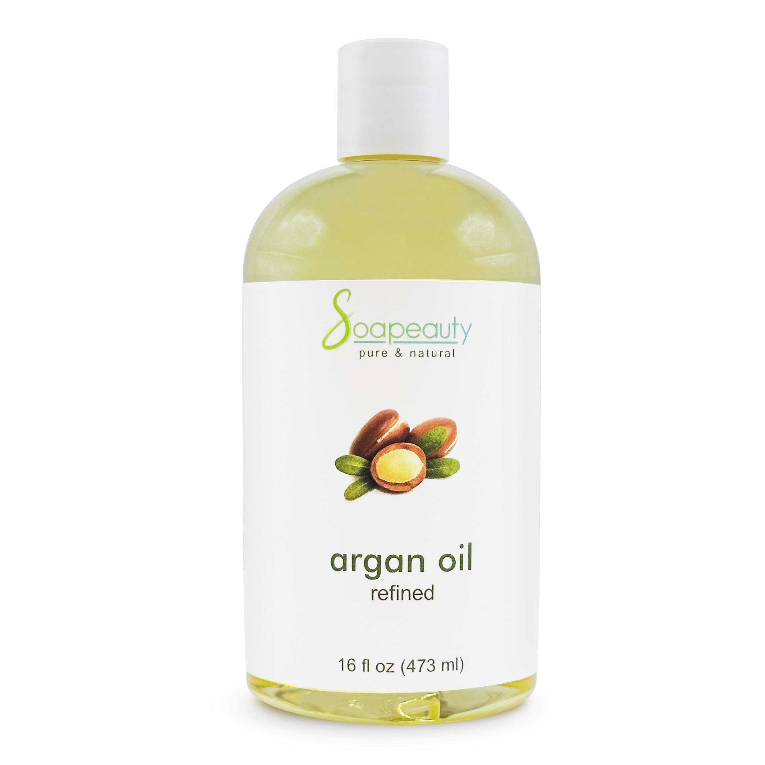 Soapeauty Argan Oil – 100% Pure, Cold-Pressed Moroccan Oil for Skin, Hair & Face | 16 fl oz