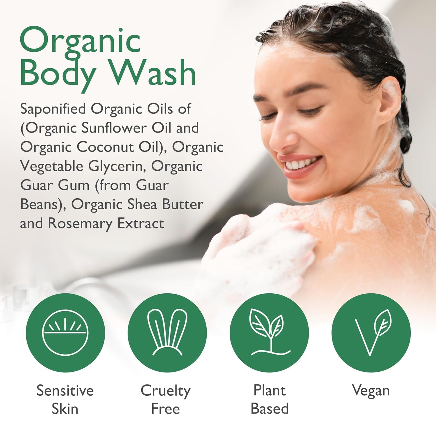 SoCal Suds & Company 128oz Organic Peppermint Hand & Body Wash
