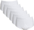Sock Stack Men's 6 Pack Cotton Y-Front Briefs White 100% Cotton Soft Stretch Waistband