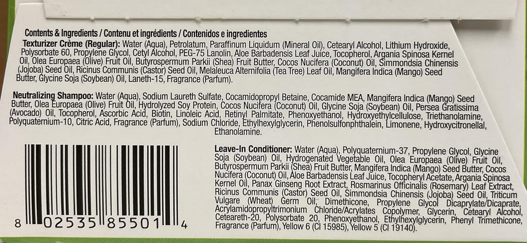 Soft & Beautiful Botanicals Texturizer, Regular – Pack of 3 | Lye-Free Wave & Curl Enhancer