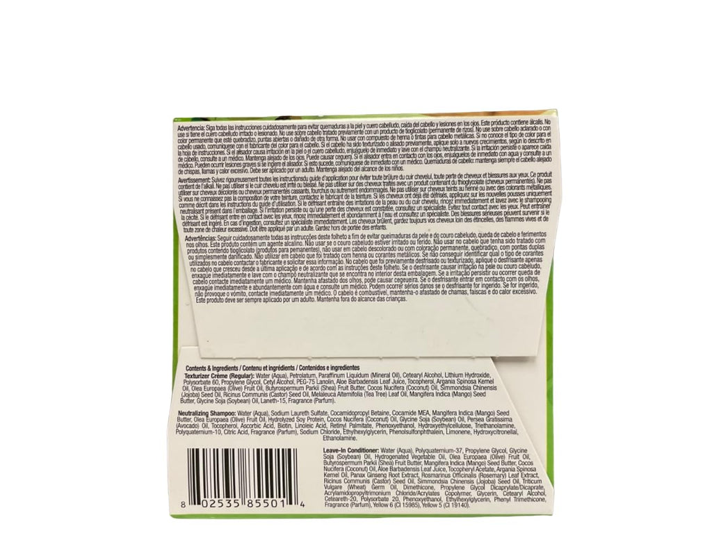 Soft & Beautiful Botanicals Texturizer, Regular – Pack of 3 | Lye-Free Wave & Curl Enhancer