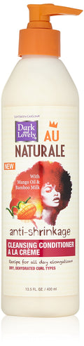 SoftSheen Dark and Lovely Au Natural Anti-Shrinkage Cleansing Conditioner A La Creme, 13.5 fl oz