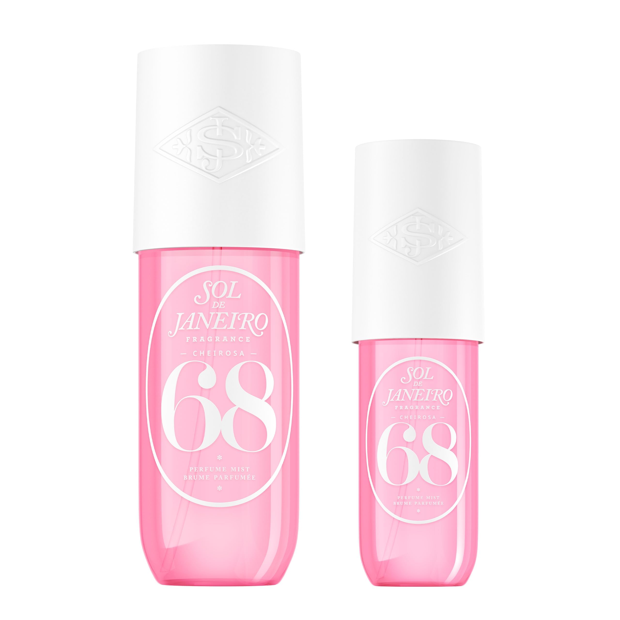 Sol de Janeiro Cheirosa Hair & Body Fragrance Mist Home and Away Bundle - 8.1 oz + 3 oz Duo (Cheirosa 68)