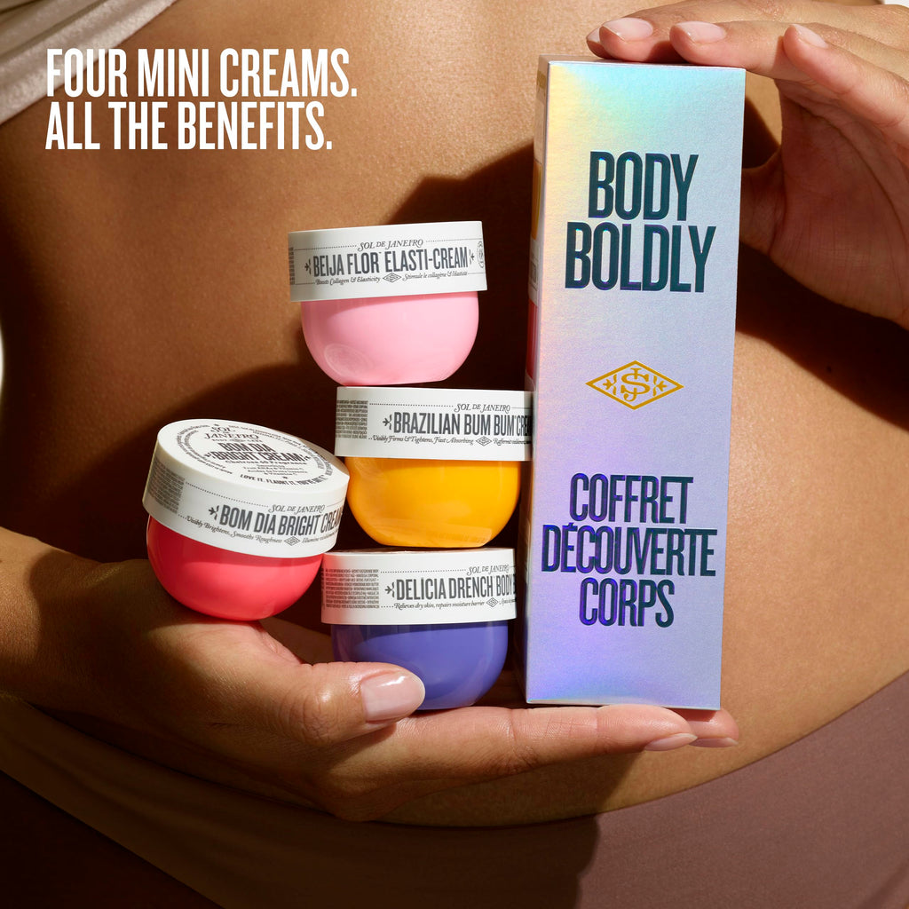 Sol de Janeiro Body Boldly Cream Discovery Set – 4x25mL Minis (Amazon Exclusive)