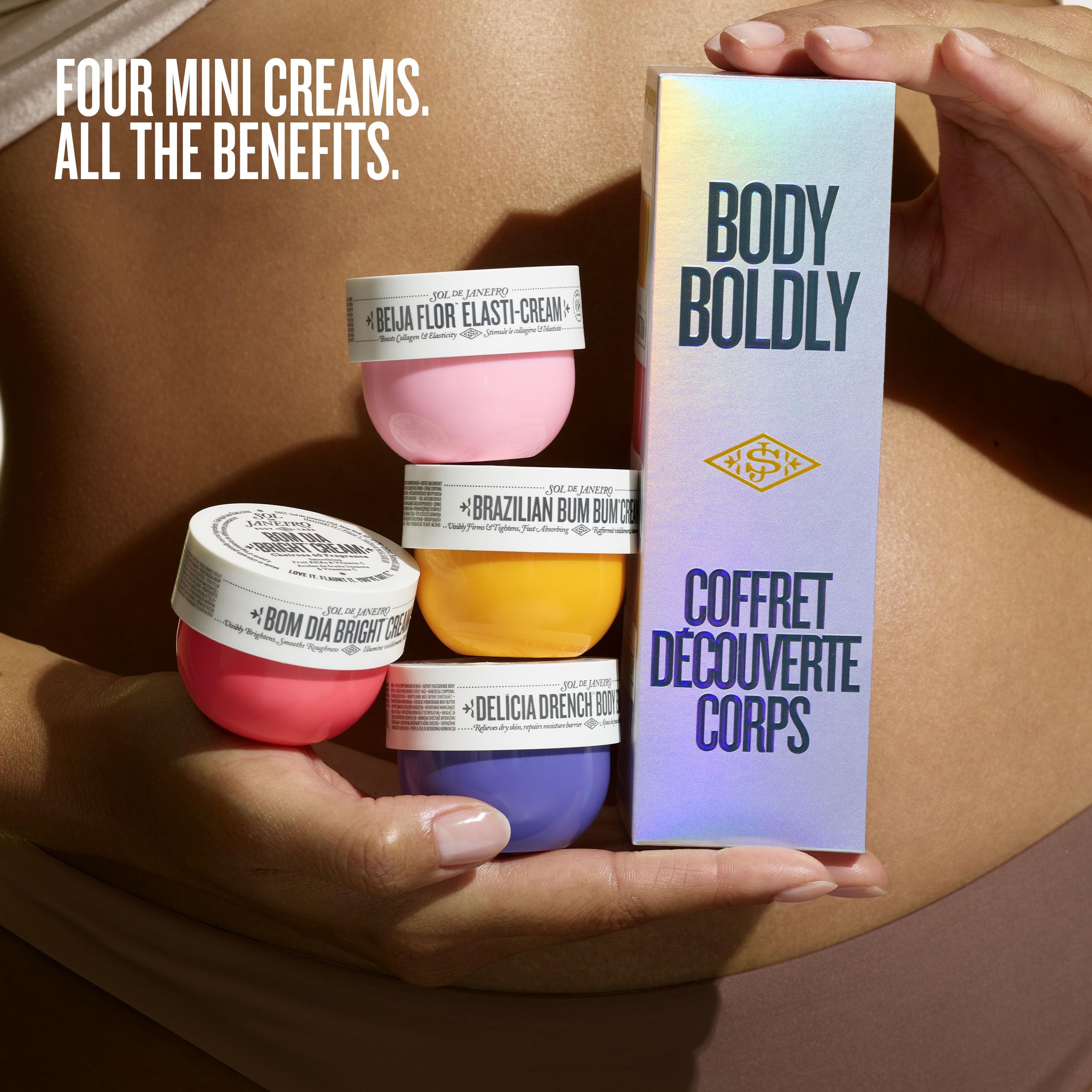 Sol de Janeiro Body Boldly Cream Discovery Set – 4x25mL Minis (Amazon Exclusive)