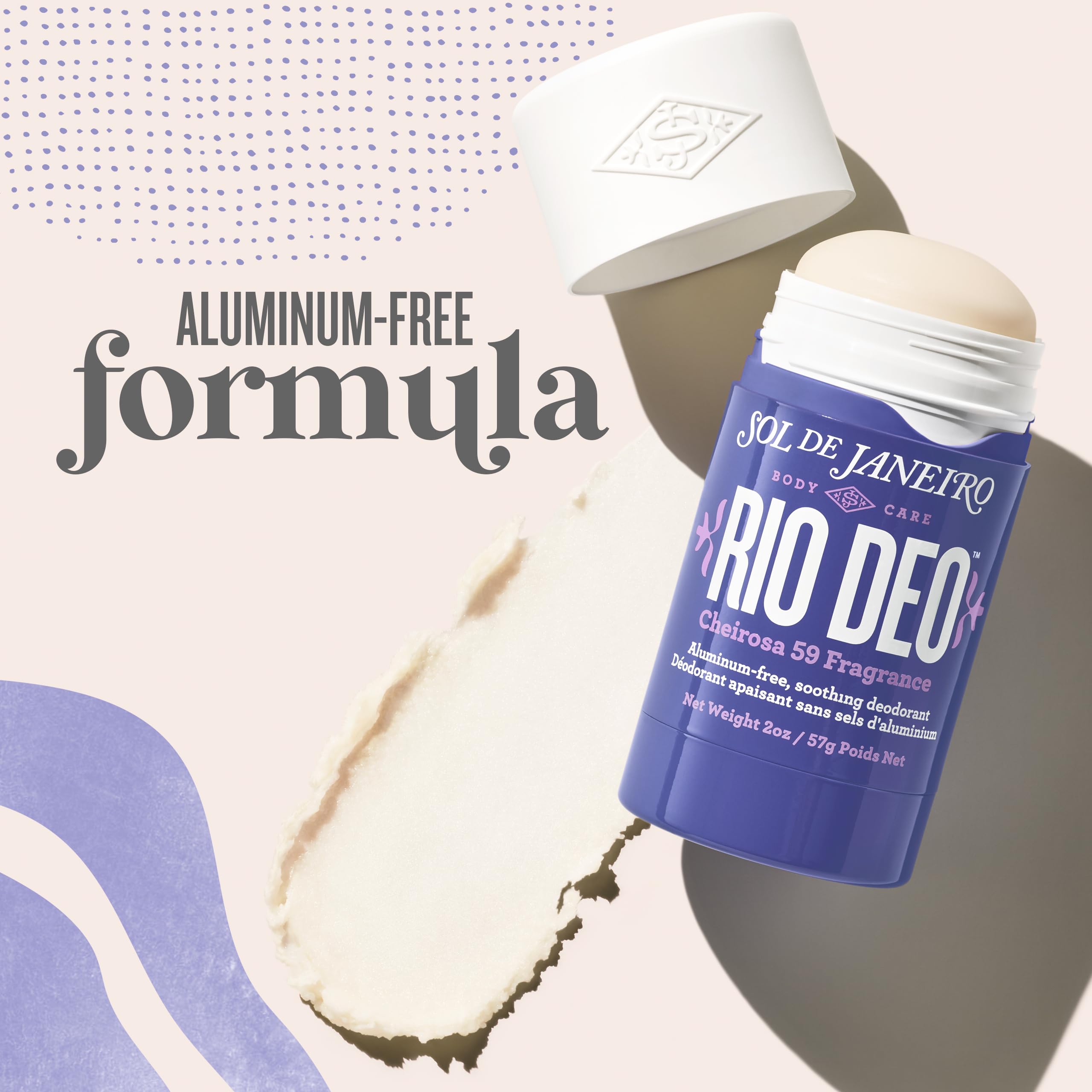 Sol de Janeiro Rio Deo Cheirosa 59 Deodorant Refill Cartridge – Aluminum-Free, Baking Soda-Free