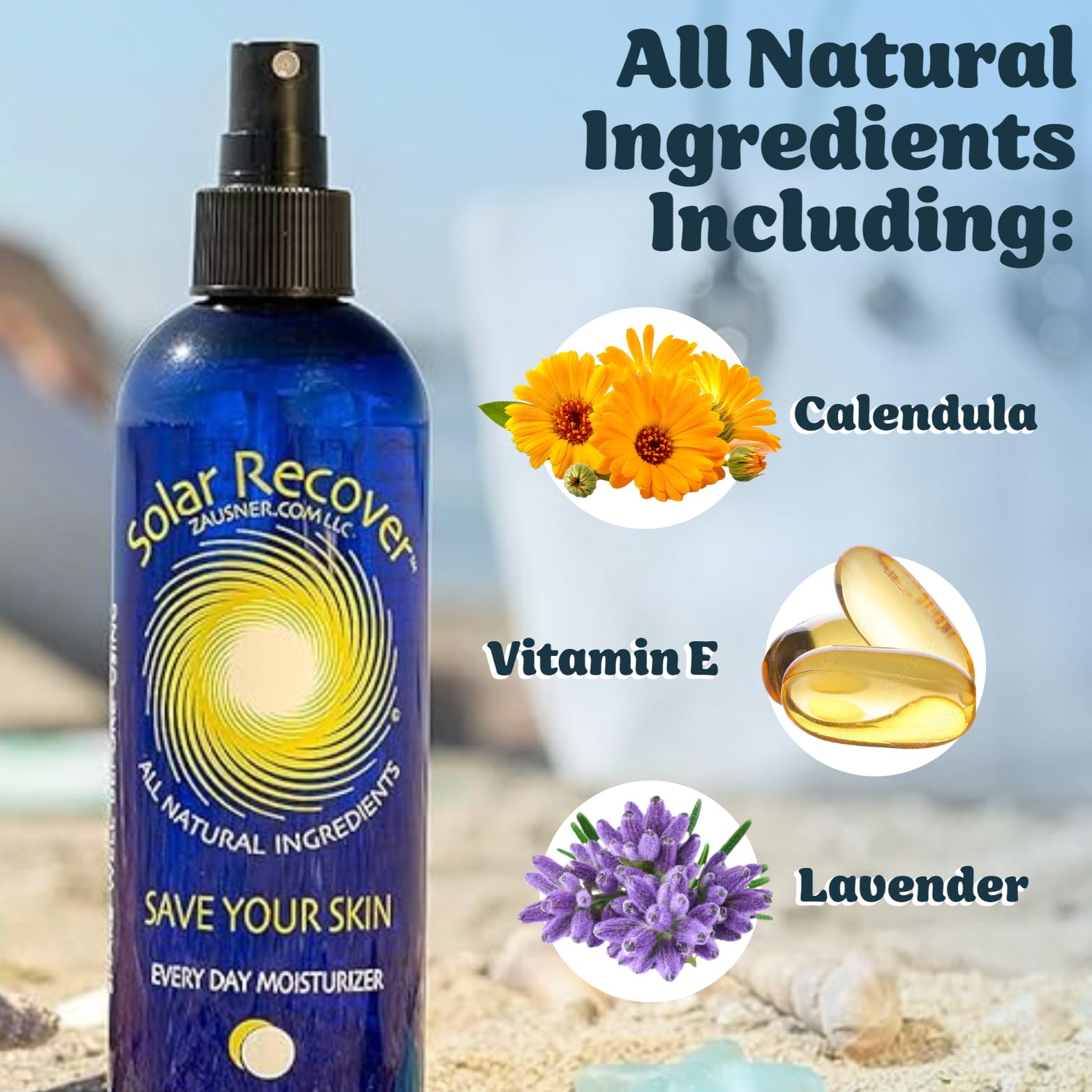 Solar Recover After Sun Moisturizing Spray 2 Pack – Hydrating Facial & Body Mist