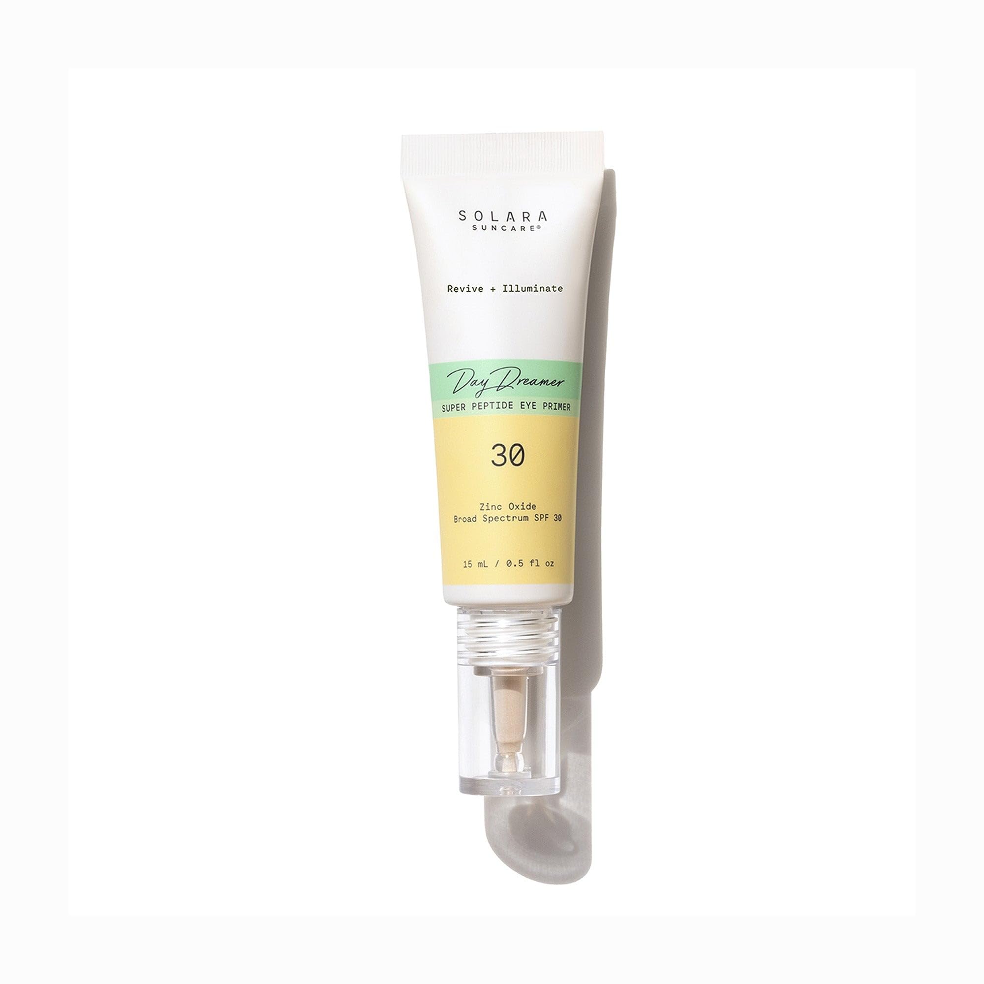 Solara Suncare Day Dreamer Eye Primer SPF 30 | Vegan, Cruelty-Free & Sensitive-Skin Safe | 0.5 fl oz