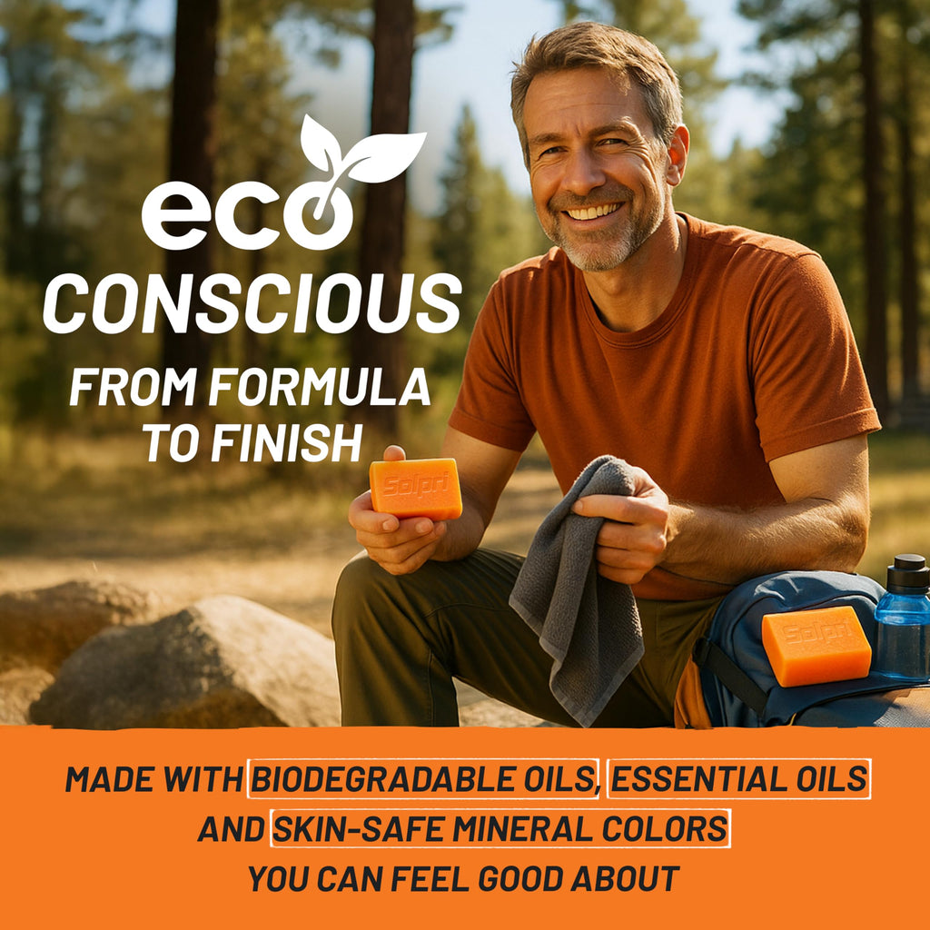 Solpri Shield Tea Tree Soap Bar with Lemongrass & Eucalyptus – 4 oz x2 – Cold-Process, Made in USA