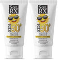SolRX KID'S SPORT Sunscreen SPF 50+ | Oxybenzone Free, Reef Safe, Face & Body, Pack of 2