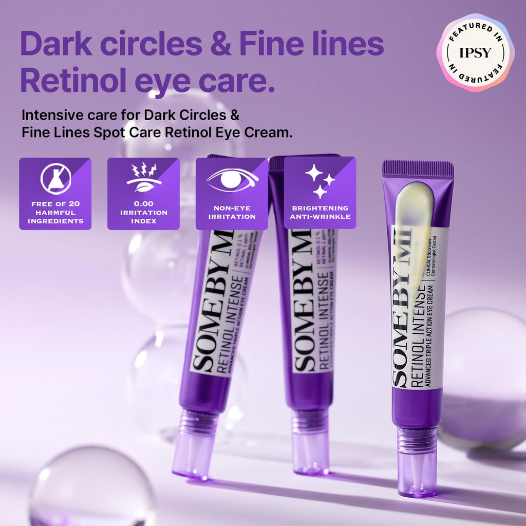 SOME BY MI Retinol Intense Advanced Triple Action Eye Cream – 1.01 Oz / 30 ml | Under-Eye Brightening & Fine Line Smoothing