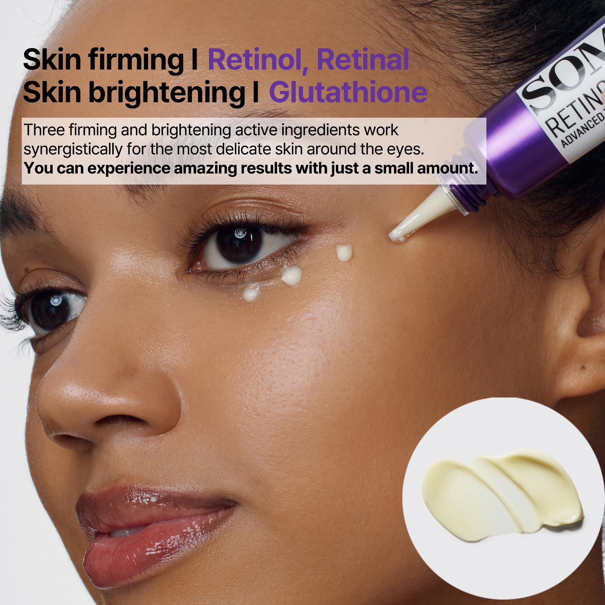 SOME BY MI Retinol Intense Advanced Triple Action Eye Cream – 1.01 Oz / 30 ml | Under-Eye Brightening & Fine Line Smoothing