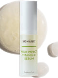 SONAGE High Impact Vitamin C Serum with Hyaluronic Acid – Hydrates & Fades Dark Spots (30 ml)