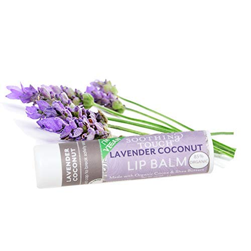 Soothing Touch Vegan Lip Balm | Hydrating Coconut Oil, Gluten & Paraben Free