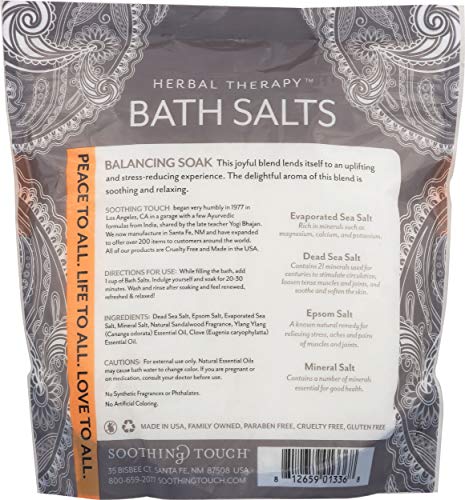 Soothing Touch Deep Sleep Bath Salts – Balancing Soak with Clove, Sandalwood & Ylang Ylang | 32 Oz