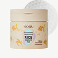 SOQU Rice Essence Pads – Brightening & Hydrating Facial Pads (60 Count, 160ml) | Made in Korea
