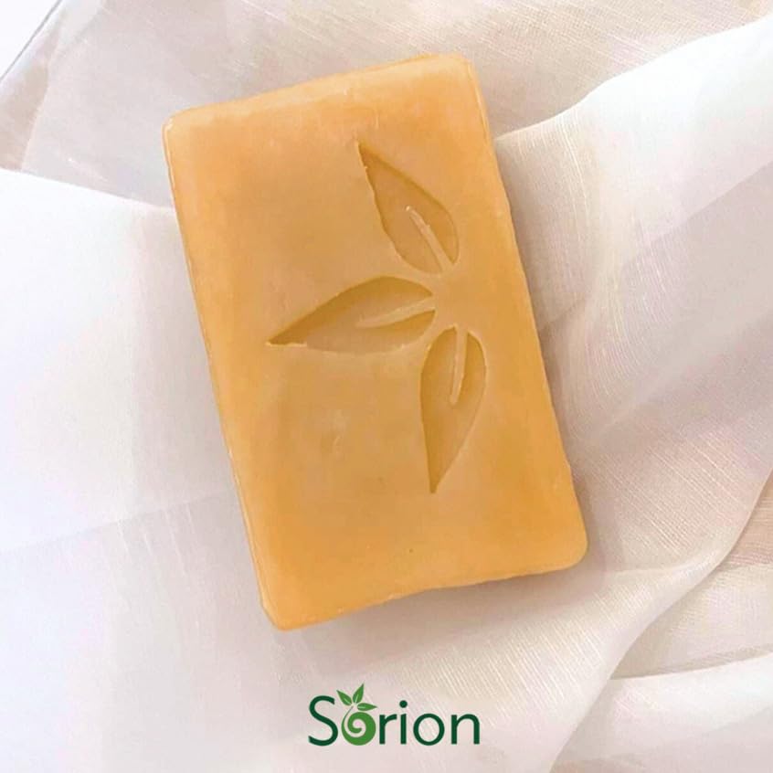 Sorion Soap for Face and Body – Hydrating Bar with Coconut Oil, Turmeric & Pala Indigo