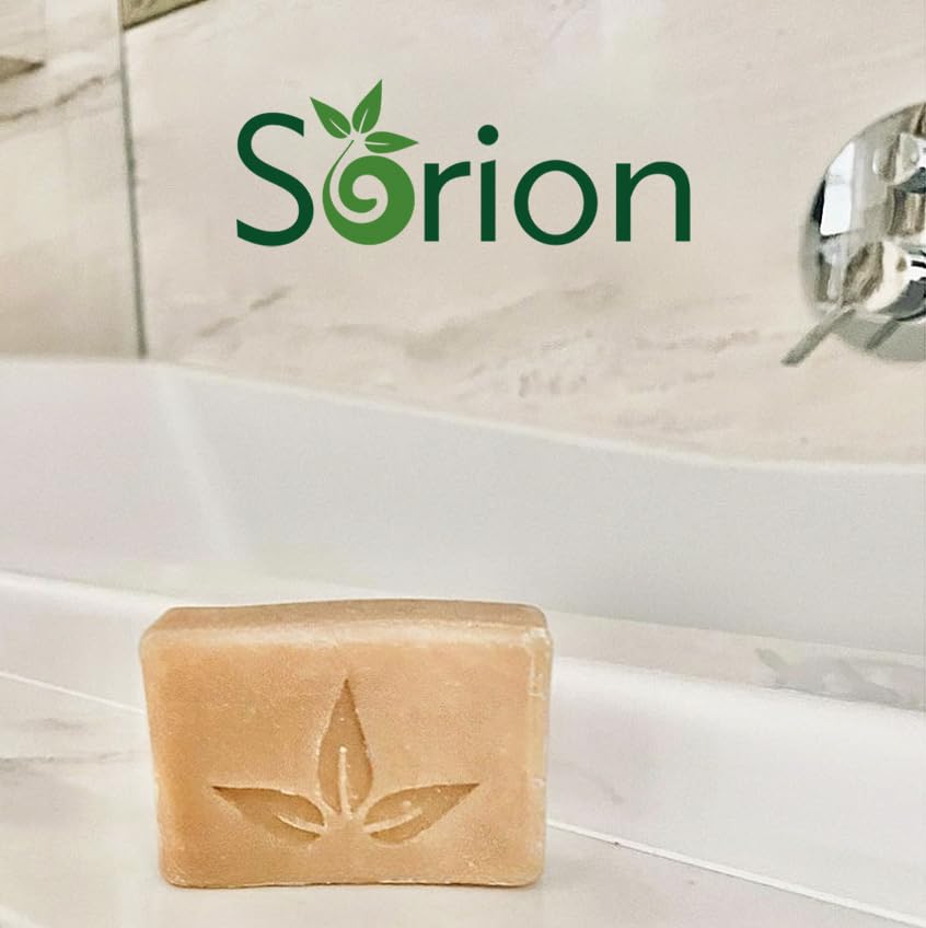 Sorion Soap for Face and Body – Hydrating Bar with Coconut Oil, Turmeric & Pala Indigo
