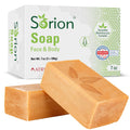 Sorion Soap for Face and Body – Hydrating Bar with Coconut Oil, Turmeric & Pala Indigo