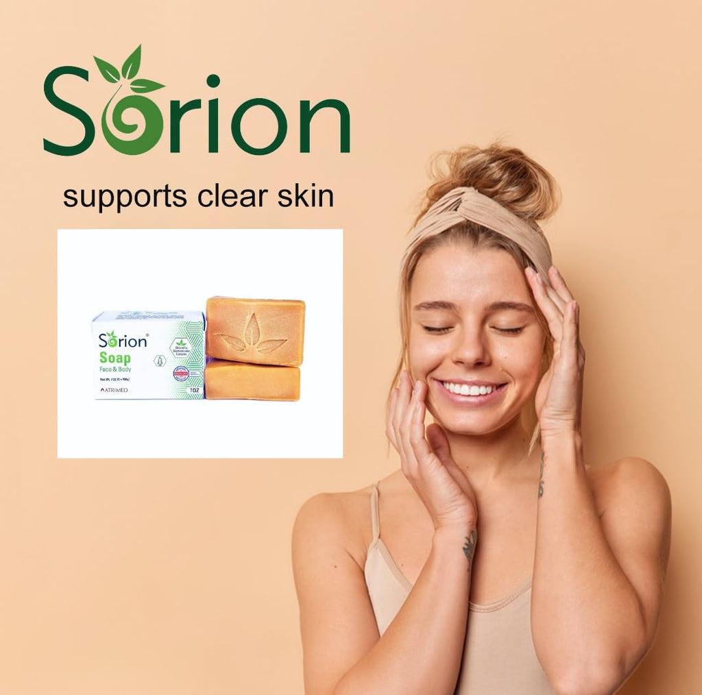 Sorion Soap for Face and Body – Hydrating Bar with Coconut Oil, Turmeric & Pala Indigo