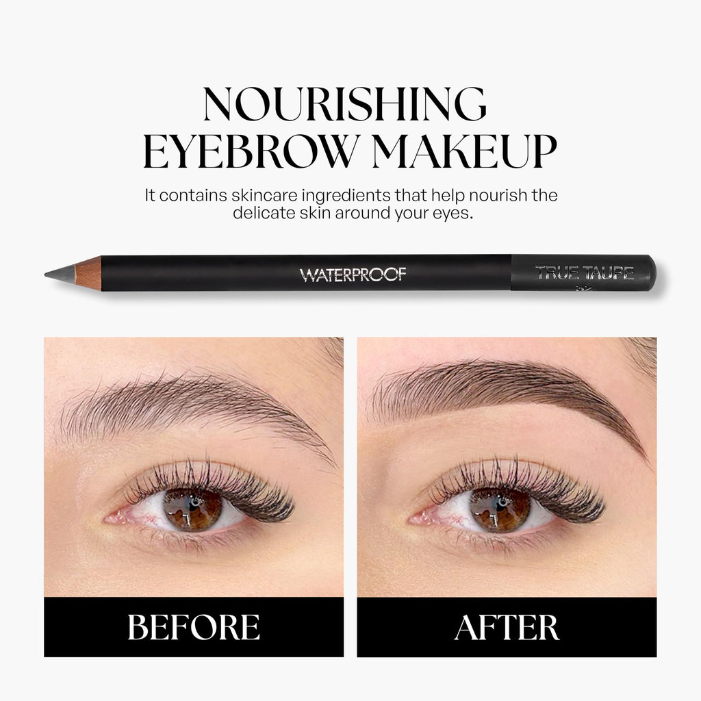 SORMÉ Waterproof Eyebrow Pencil – Soft Gray 0.04 oz | Dual-Ended Pencil & Brush