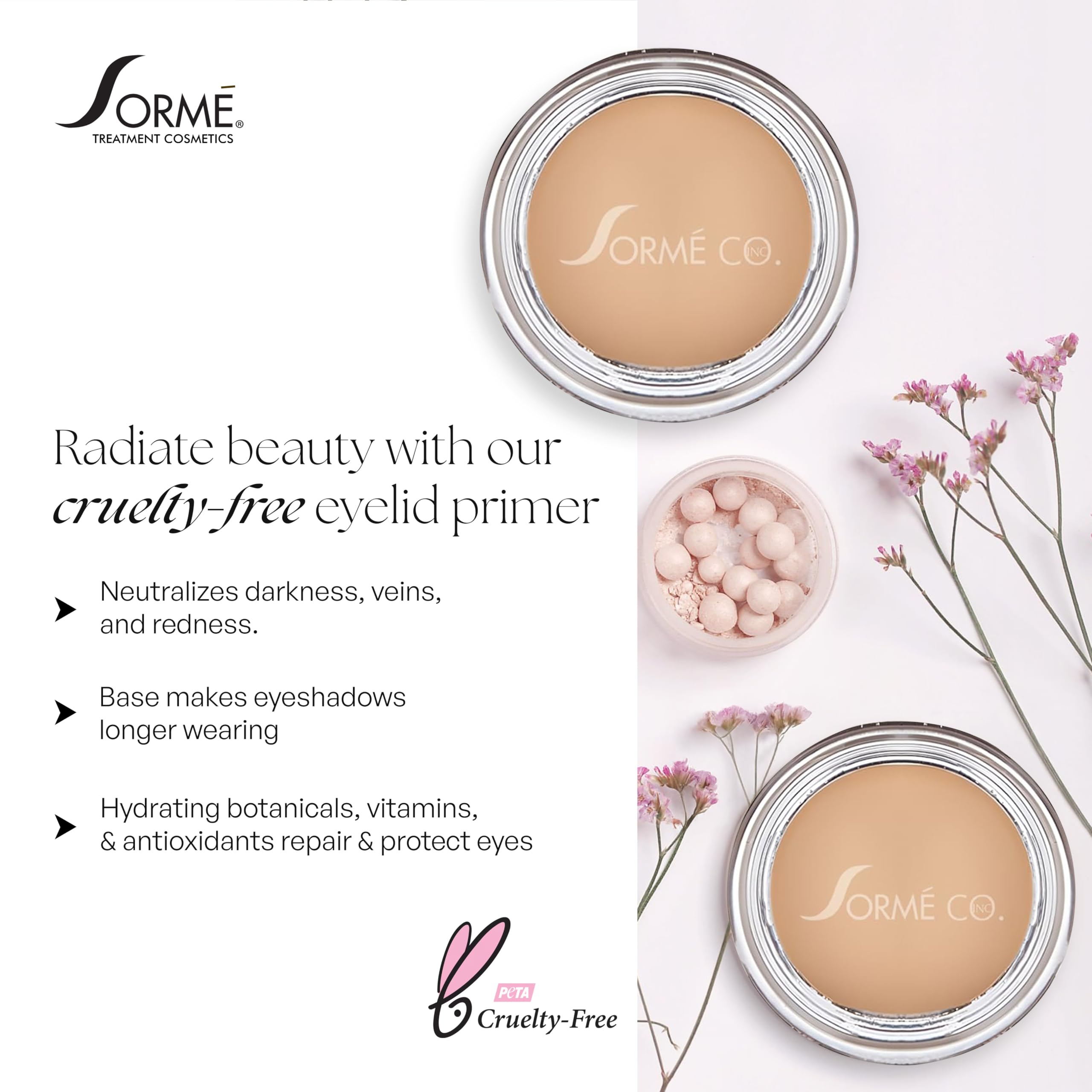SORMÉ PRO Under Shadow Primer - Smooth, Crease-Resistant Eye Shadow Base