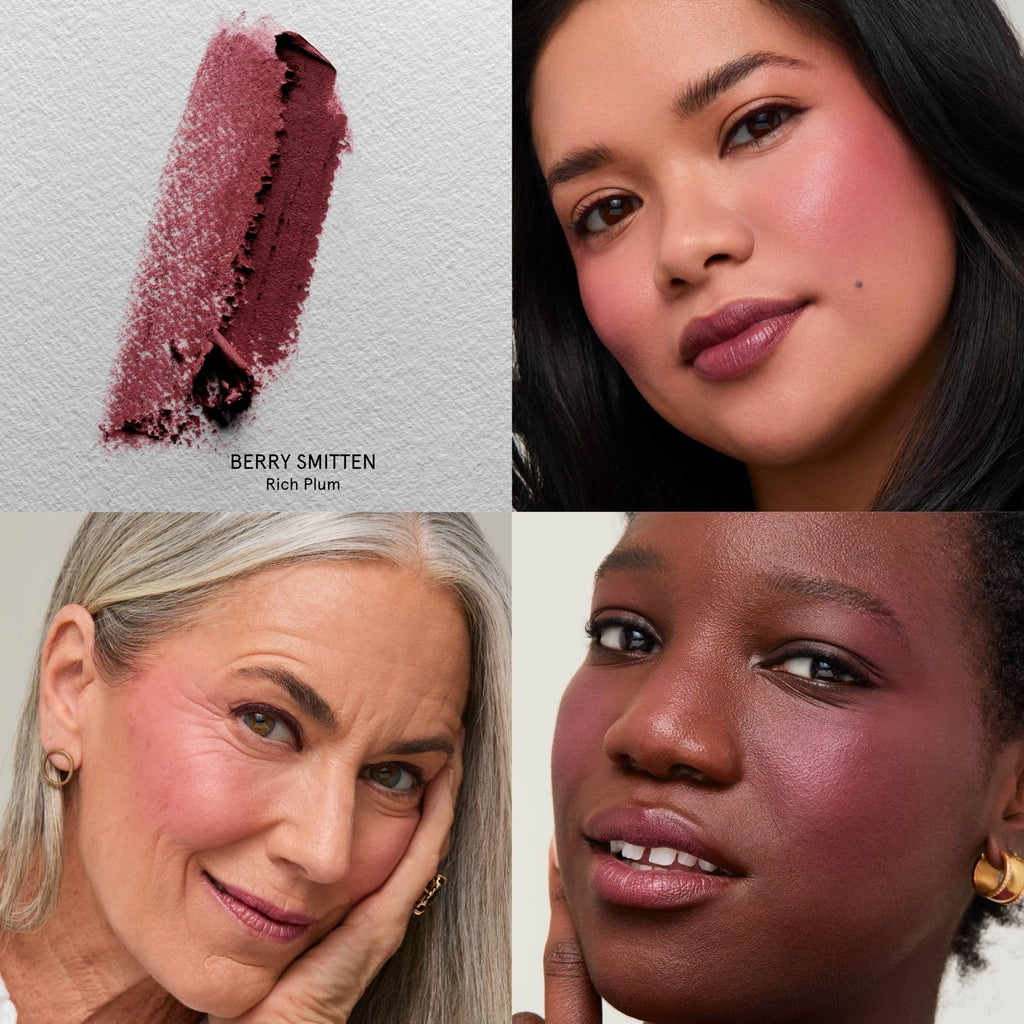 SOSHE Beauty - Blurring Pillow Blush Refill in Berry Smitten | Cream-to-Powder, Skin-Loving Formula