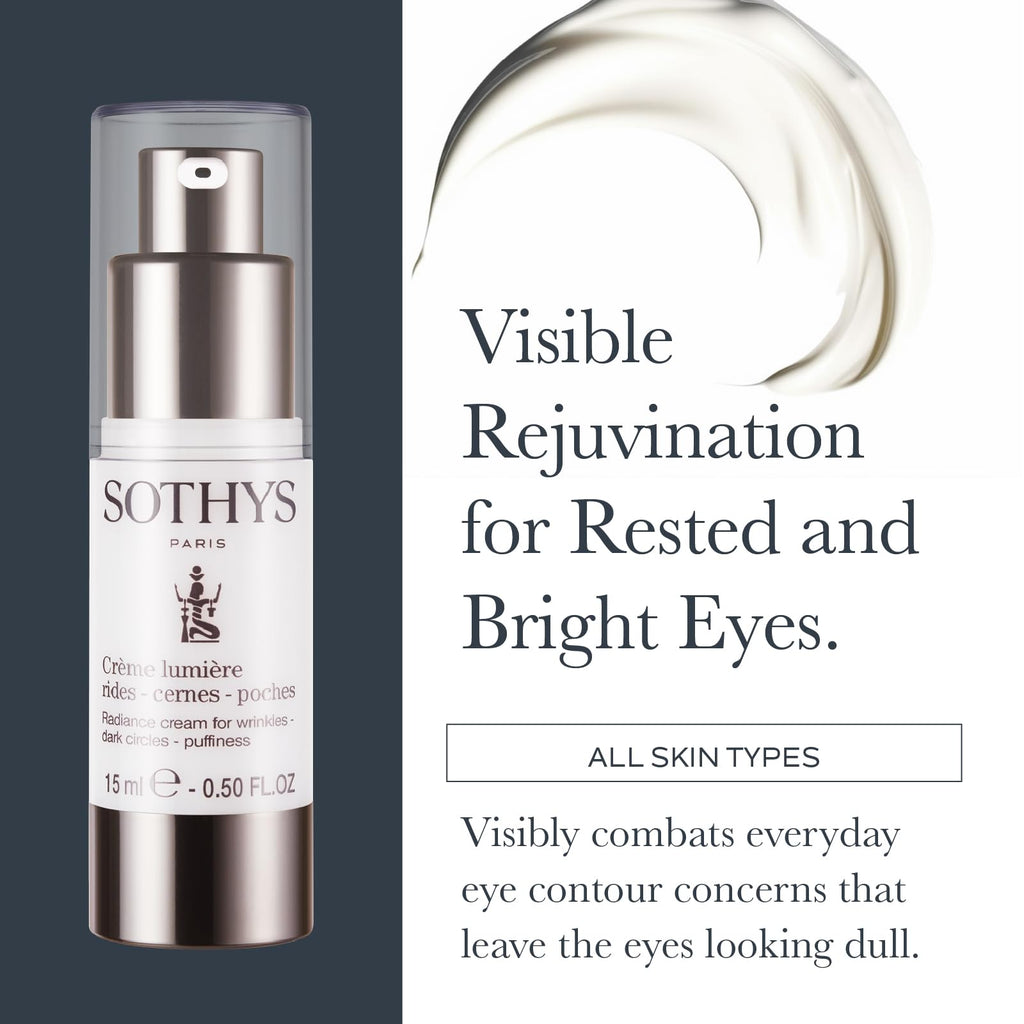 SOTHYS Radiance Cream — Eye Treatment for Wrinkles, Dark Circles & Puffiness