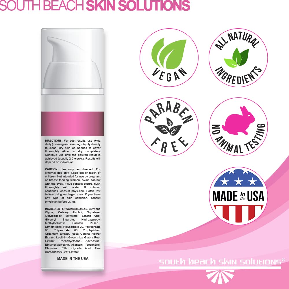 South Beach Salon Strength Anti-Aging Wrinkle Cream – Neck Firming & Skin Tightening (50ml)