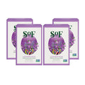 South Of France Lavender Fields Triple Milled Bar Soap - 4 x 6 oz Bars | Coconut Oil & Organic Shea Butter | Vegan & Non-GMO