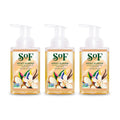 SoF Hydrating Foaming Hand Wash – Organic Agave Nectar & Coconut Oil (3x8 oz), Vegan & Non-GMO | South Of France