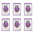 South Of France SoF Lavender Fields Triple-Milled Bar Soap – Coconut Oil & Organic Shea Butter, Vegan & Non-GMO | 6 oz Bar (Set of 6)