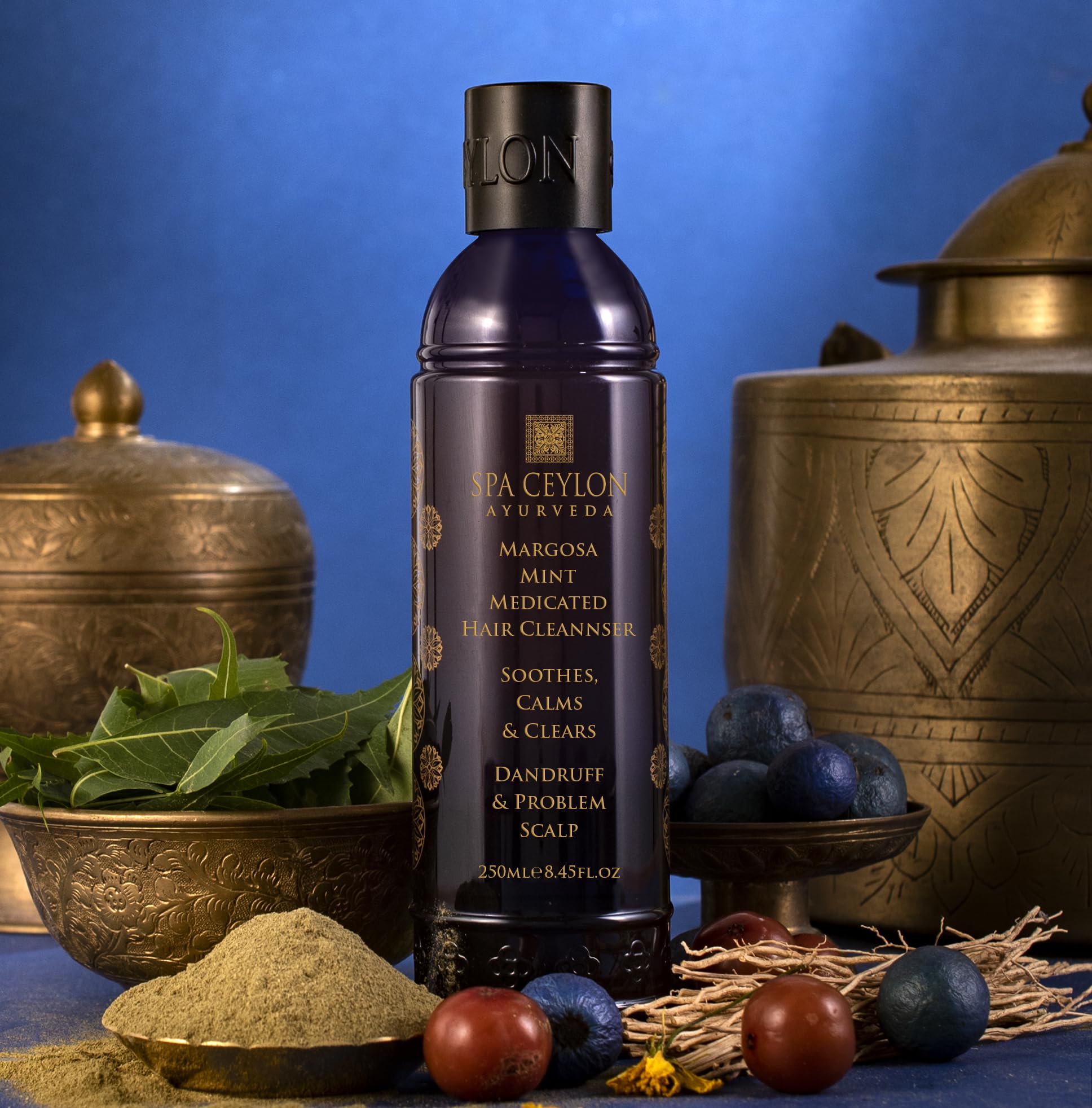 SPA CEYLON Margosa Mint Medicated Hair Cleanser – Sulfate-Free Dandruff & Scalp Wellness