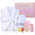 Spa Luxetique Flannel Robe & Slippers Spa Set for Women - Gift Box