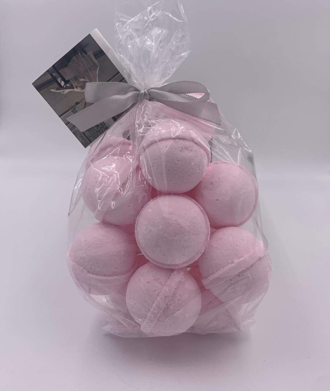 Spa Pure Pink Sugar Bath Bomb – 14 Ultra-Moisturizing Fizzies with Shea Butter