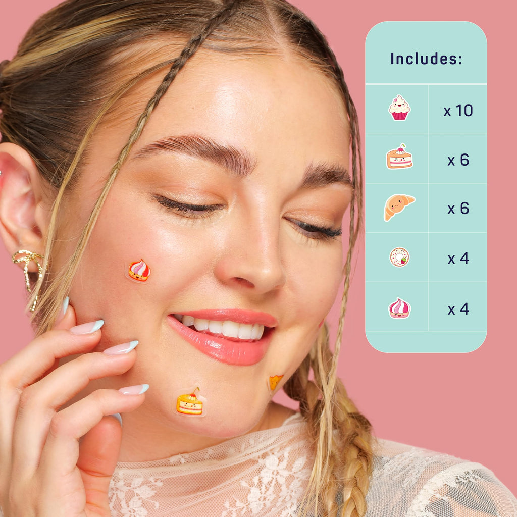 SpaLife Brunch Date Undereye Mask & Pimple Patch Duo – Floral Masks, Heart Patches, Mother’s Day Gift