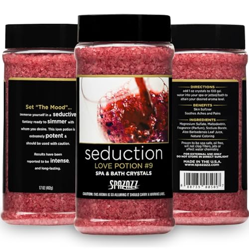 Spazazz Couples Romance Gift Set – Hot Tub Aromatherapy Crystals | Love Potion No.9