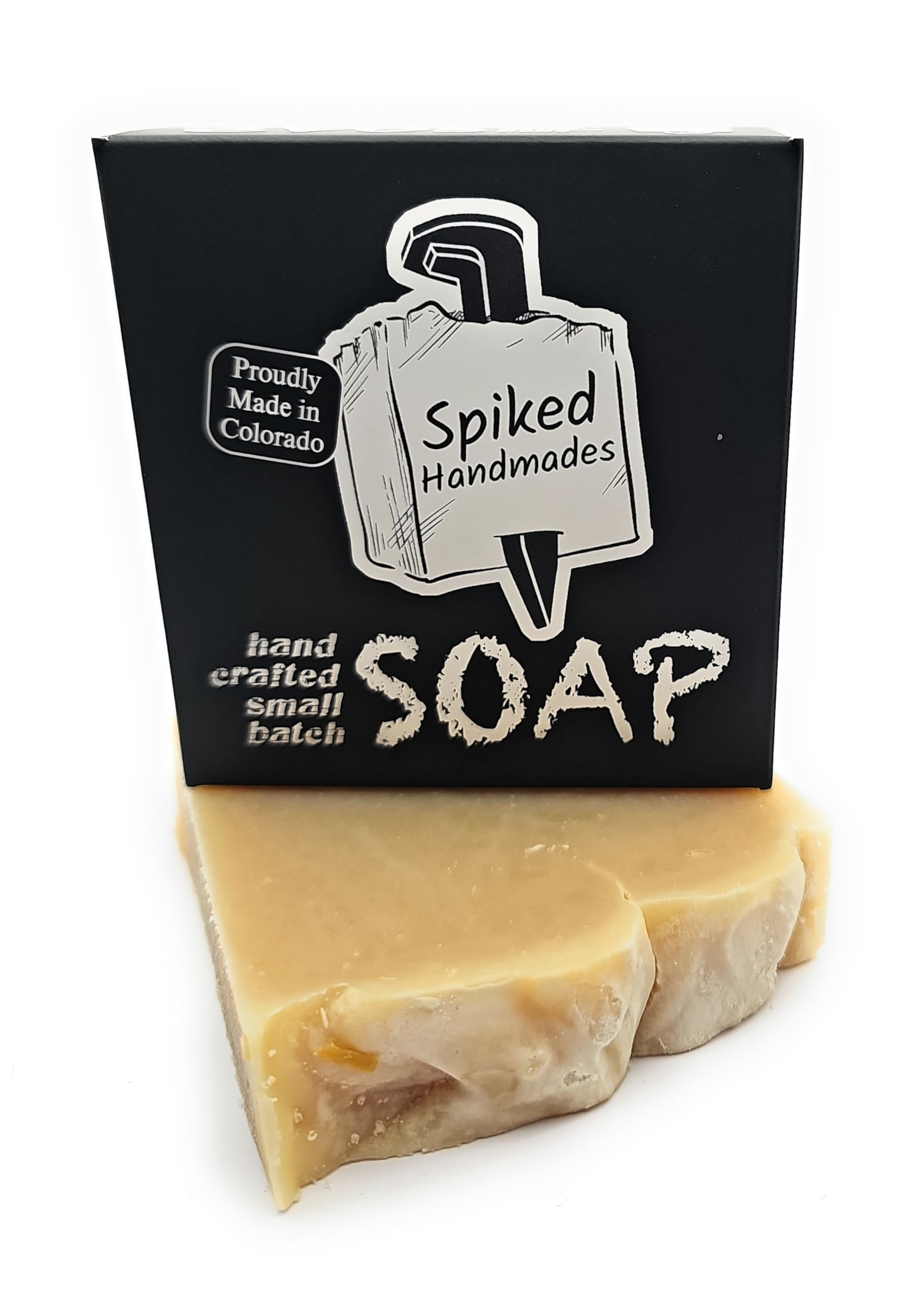 Spiked Handmades LeMale Soap Bar – Handcrafted Colorado, Grass-Fed Tallow, 5.25 oz