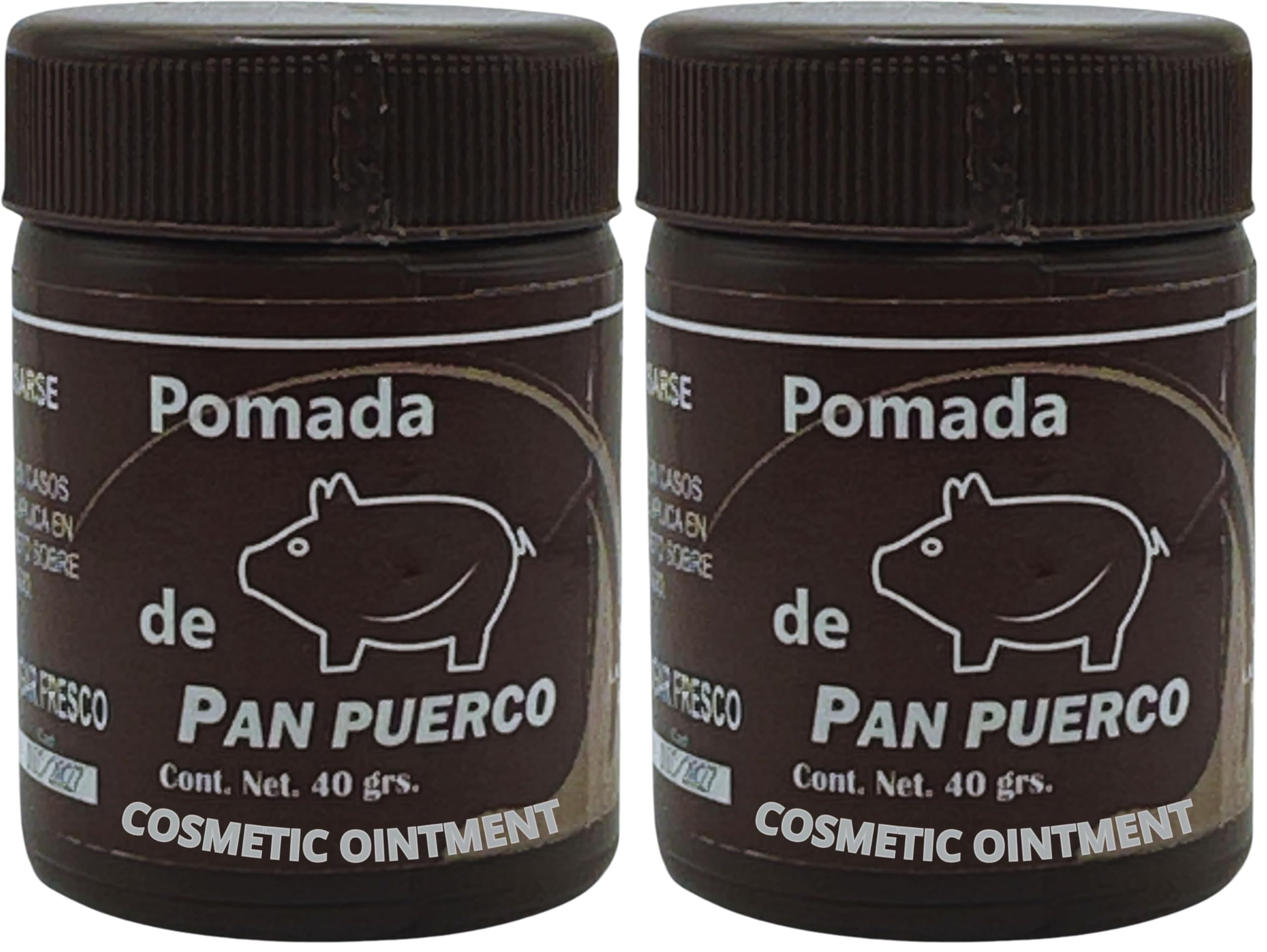 Spinen Pork Pan Ointment 40g – Cosmetic Ointment, Made in Mexico (2-Pack)