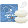 Spiraleaf Solid Shampoo Bars x2 – Unscented, Fragrance-Free, All Hair Types, USA Crafted