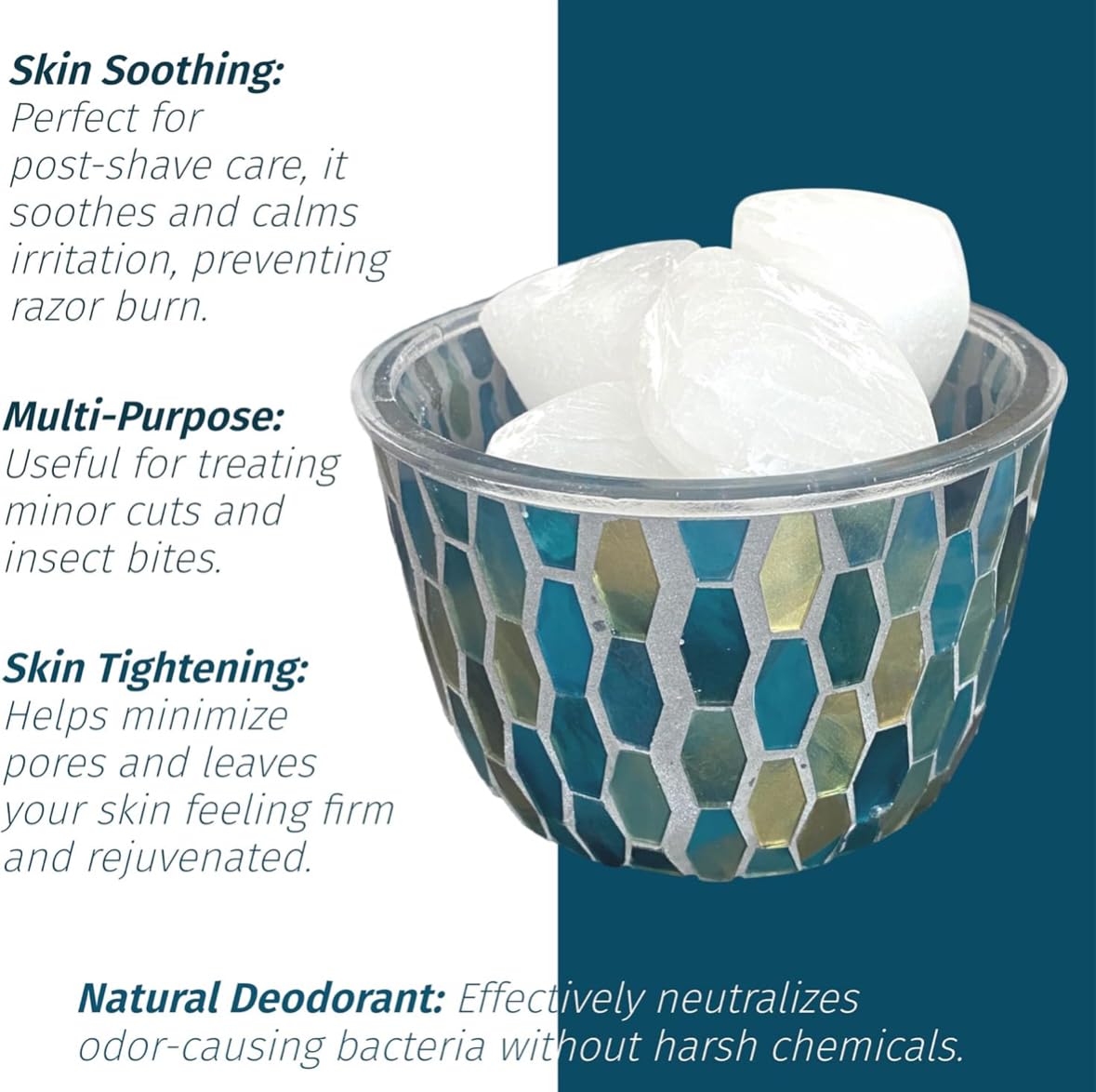 Spirit Of The Forest Alum Stone 80g – Handmade Natural Deodorant & Astringent