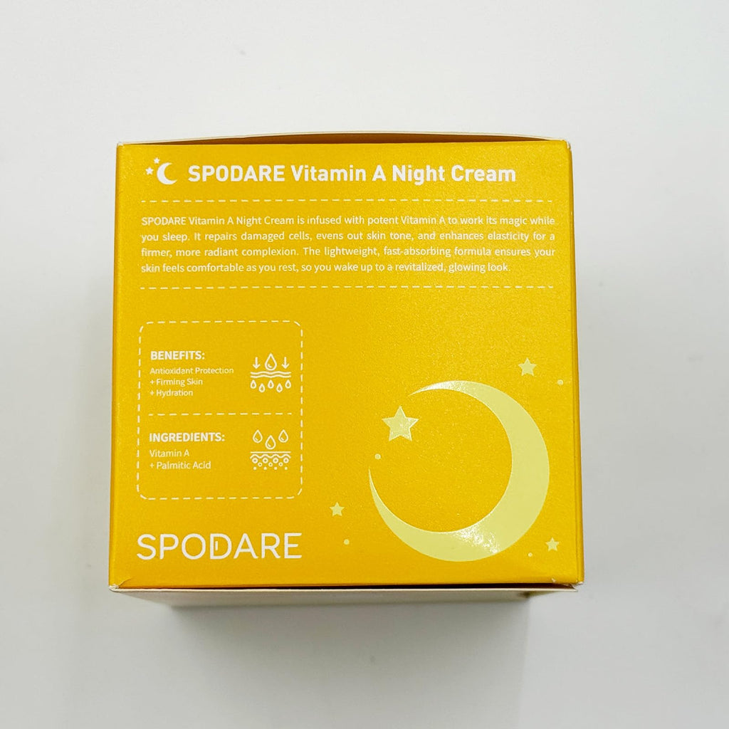 SPODARE Day/Night Cream Set — Vitamin C Day Gel + Vitamin A Night Cream for All Skin Types