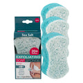 Spongeables Sea Salt Body Wash Sponge – 20+ Wash, 3 Count | Paraben-Free & Vegan