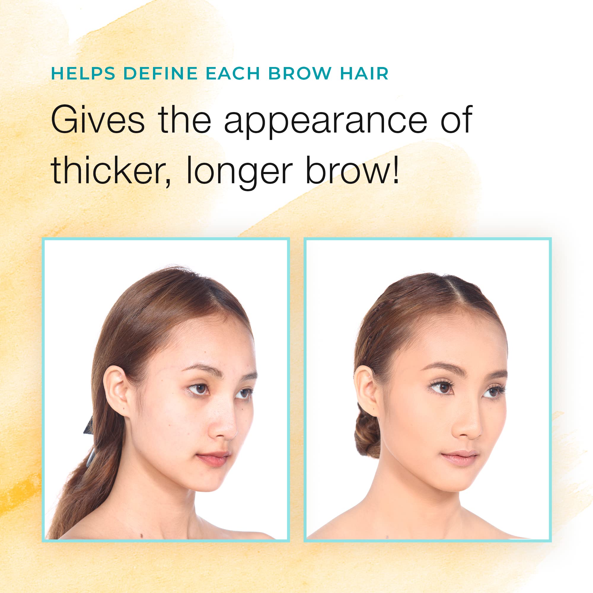Sport Cosmetics Eyebrow Color Light Brown – 20-Application Kit for Natural, Long-Lasting Brow Color