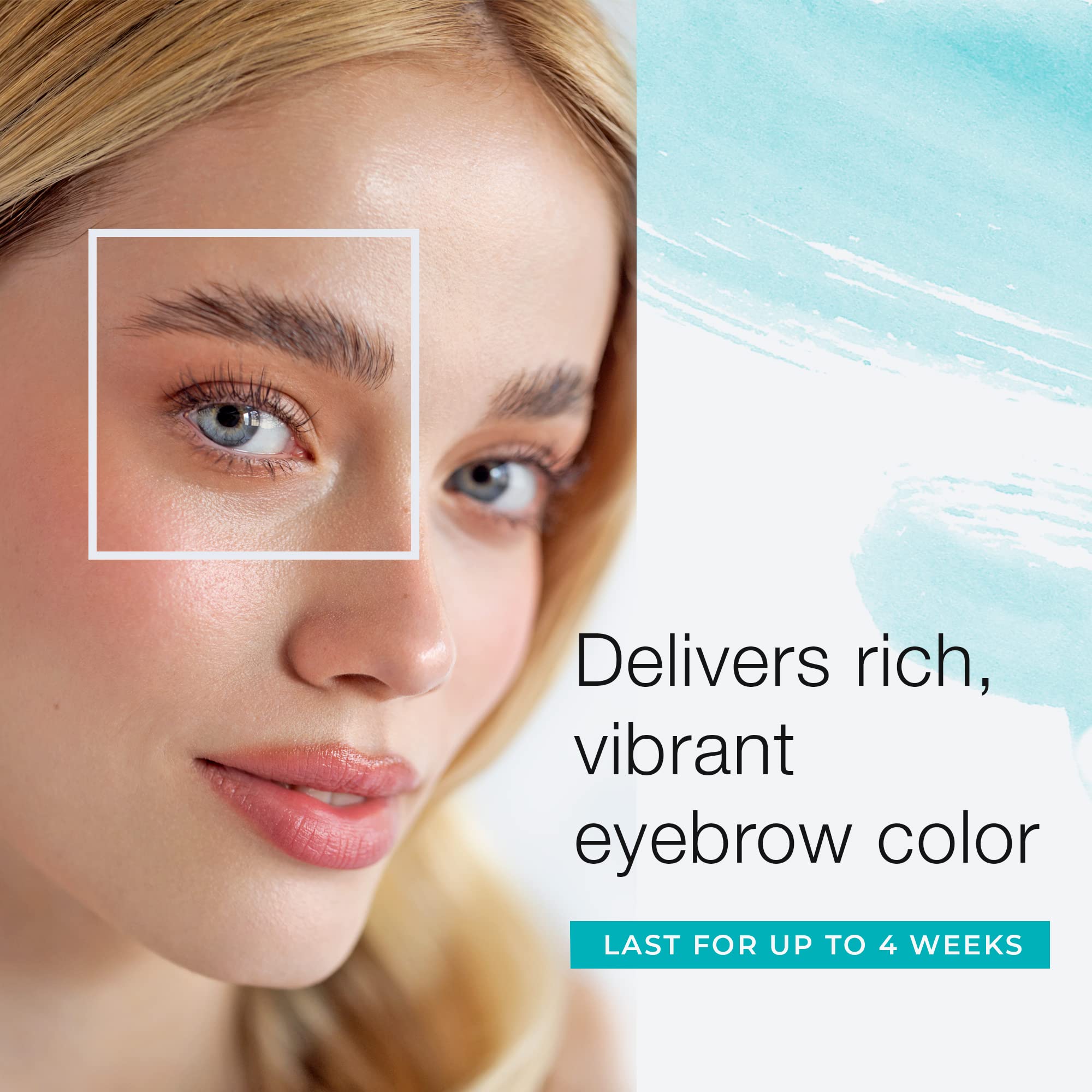 Sport Cosmetics Eyebrow Color Light Brown – 20-Application Kit for Natural, Long-Lasting Brow Color