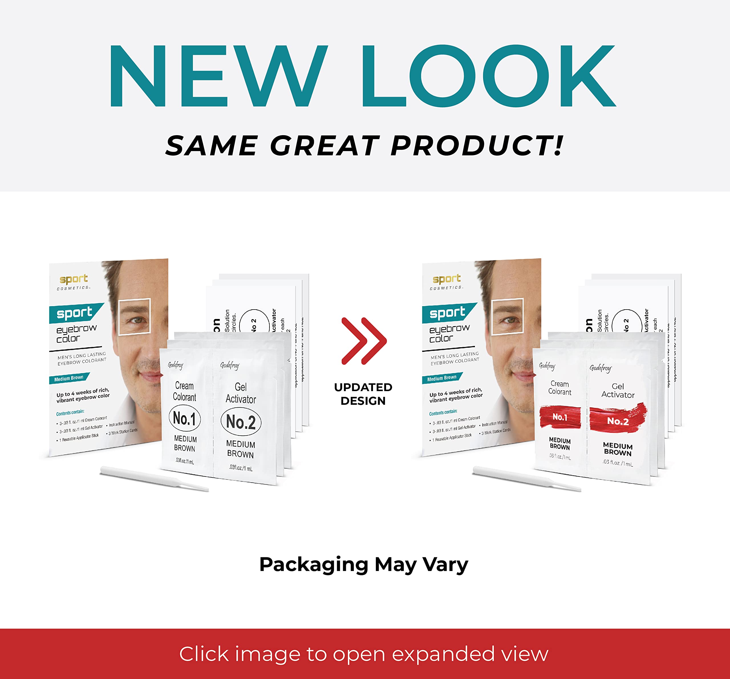 Sport Eyebrow Colorant for Men - Long-Lasting Gray Brow Coverage | SPORT COSMETICS