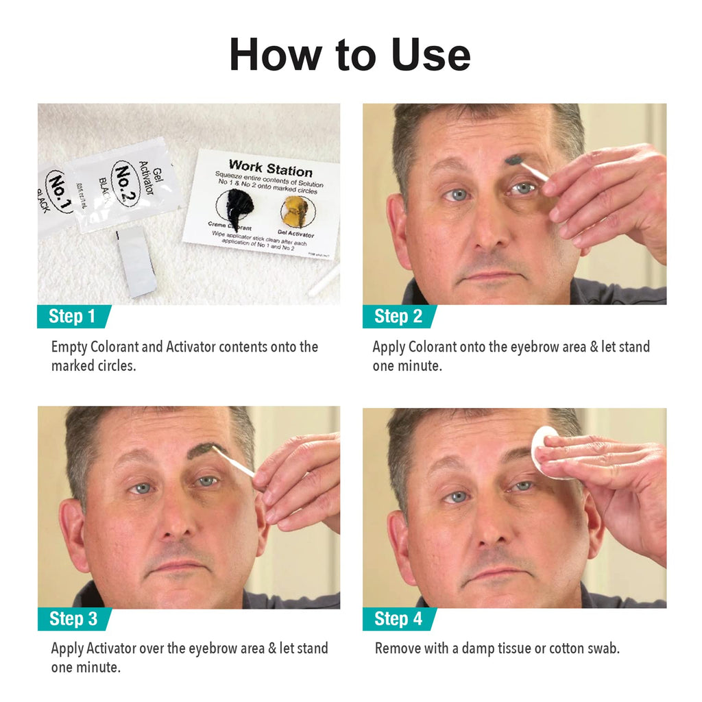 Sport Eyebrow Colorant for Men – Long-Lasting Gray Brow Coverage | SPORT COSMETICS