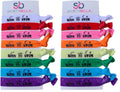 Infinity Collection Sportybella Swimming Hair Ties — No-Crease Elastic Ponytail Holders (8pcs) Pack of 2